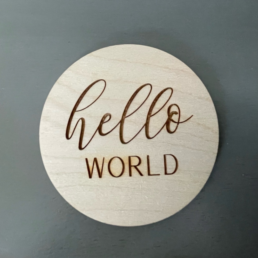 Baby Monthly Announcements